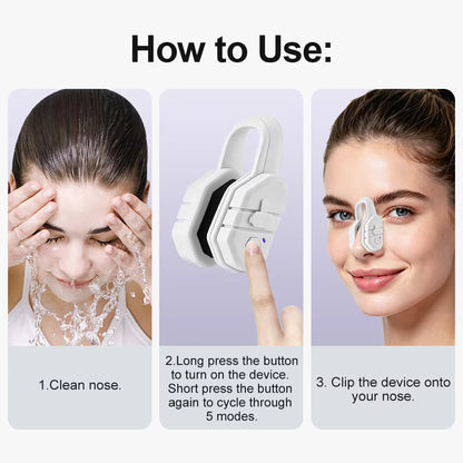 EMS Microcurrent Nose Shaper & Sculpting Beauty Massager Clip